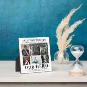 ヒーロー写真コラージュ記念碑 フォトプラーク (インサイチュ)