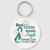 ヒーロー実在が天使の卵巣がん キーホルダー (正面)