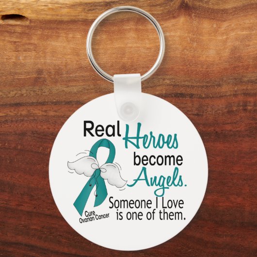 ヒーロー実在が天使の卵巣がん キーホルダー (正面)