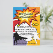 ヒーロー漫画の招待状 招待状 (スタンド正面)