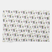 ヒーロー自転車の飛行機キッチンハンドタオル キッチンタオル (横)