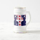 ヒーロー警官 ビールジョッキ (正面右)