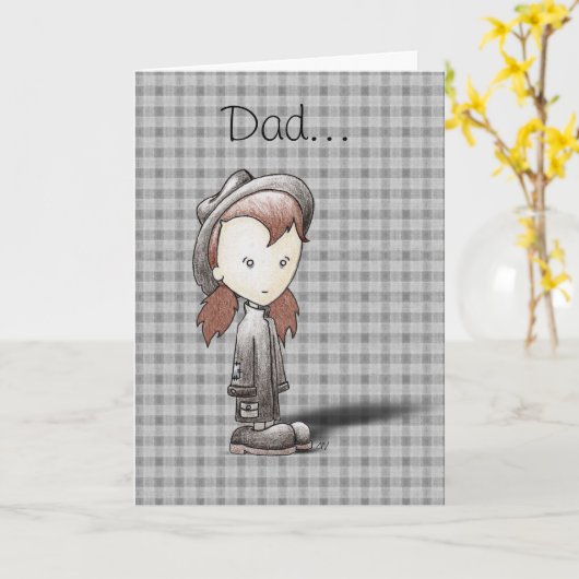 『ヒーロー』カード（女の子から） カード (黄色い花)