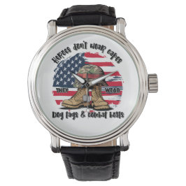 ヒーロー – 彼らは衣服犬のタグと戦闘ブーツ 腕時計