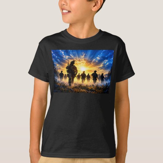 ヒーローTシャツ キッズ Tシャツ (正面)