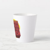 ヒーロ実在ーは衣服の先生で教えす カフェラテマグ (正面)