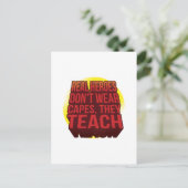 ヒーロ実在ーは衣服の先生で教えす ポストカード (スタンド正面)