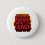ヒーロ実在ーは衣服の先生で教えす 缶バッジ (正面)