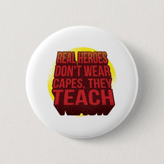 ヒーロ実在ーは衣服の先生で教えす 缶バッジ (正面)