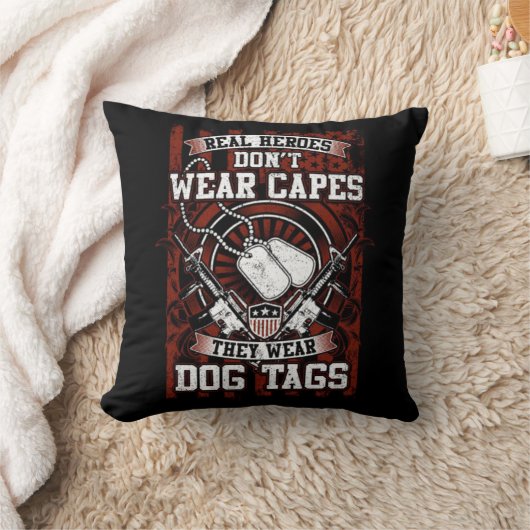 ヒーロ実在ーズ衣服ドッグタグ クッション (ブランケット)
