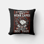 ヒーロ実在ーズ衣服ドッグタグ クッション (正面)