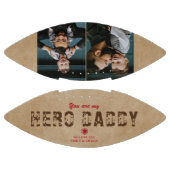 ヒーロ素朴ダディ父の日2フォトコラージュ アメリカンフットボール (パネル)