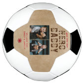 ヒーロ素朴ダディ父の日2フォトコラージュ サッカーボール (回転)
