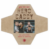 ヒーロ素朴ダディ父の日2フォトコラージュ サッカーボール (フラット)