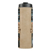 ヒーロ素朴ダディ父の日2フォトコラージュ タンブラー (正面)