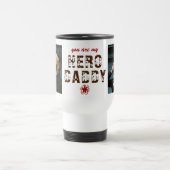 ヒーロ素朴ダディ父の日2フォトコラージュ トラベルマグ (中央)