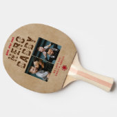 ヒーロ素朴ダディ父の日2フォトコラージュ 卓球ラケット (横)