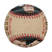 ヒーロ素朴ダディ父の日2フォトコラージュ 野球ボール (裏面)