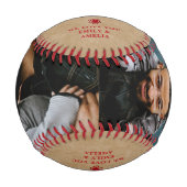 ヒーロ素朴ダディ父の日2フォトコラージュ 野球ボール (正面)