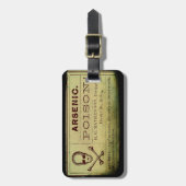 ヒ動揺して素標識 ラゲッジタグ (正面縦)