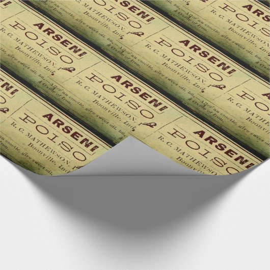 ヒ動揺して素標識 ラッピングペーパー (角)