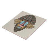 ヒ図解入りの、写真付きのヒ タイル (側面)