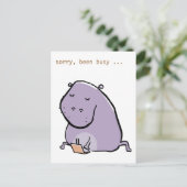 ヒ忙しッポカスタマイズ- ポストカード (スタンド正面)