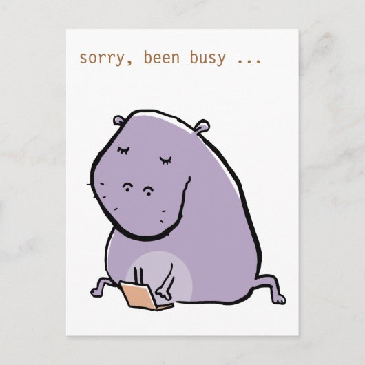 ヒ忙しッポカスタマイズ- ポストカード (正面)