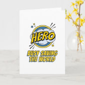 ヒ忙しーロー・ザ・ワールド・ユア・ヒーロー カード (黄色い花)