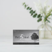 ヒ救済ールカウンセリングライフコーチセラピーセラピスト 名刺 (スタンド正面)