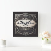 ヒ素とオールドレースビクトリアン スクエア壁時計 (ホーム)