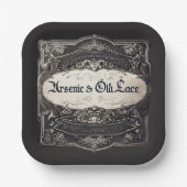 ヒ素とオールドレースビクトリアン ペーパープレート (正面)