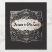 ヒ素とオールドレースビクトリアン ワインラベル (シングルラベル)