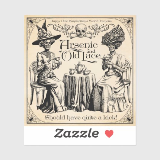 ヒ素とオールドレース シール (シート)