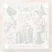 ヒ素と古いレース ガラスコースター (裏面)