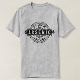 ヒ素ヴィンテージスタイル毒ラベル Tシャツ