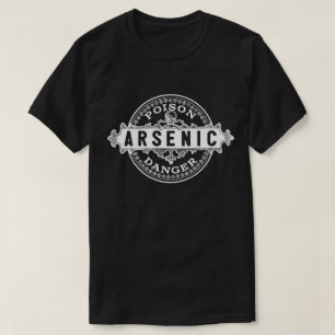 ヒ素ヴィンテージスタイル毒ラベル Tシャツ