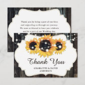 ヒ素朴マワ結婚リ サンキューカード (正面/裏面)