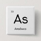 ヒ素 缶バッジ (正面)