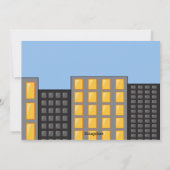 ヒ飛んでいるーロボーイズ誕生日招待状 招待状 (裏面)