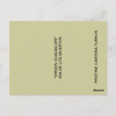 ビргиェン・グアダルペのポストカード ポストカード (裏面)