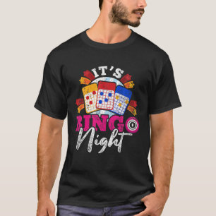 ビおもしろいンゴ勝者宝くじ賭博ビンゴプレーヤーGIF Tシャツ