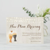 ビおもしろいールの延結婚期発表 案内状 (スタンド正面)