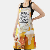 ビおもしろいールは女の子頼を理解しない エプロン (インサイチュ)