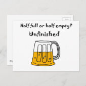 ビおもしろいールマググラス半空 ポストカード (正面/裏面)