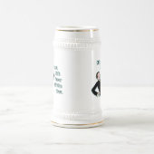 ビおもしろいール作りユーモアレトロ ビールジョッキ (中央)