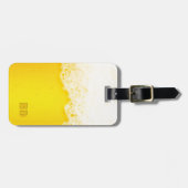 ビおもしろいール好きのユー男らしモア ラゲッジタグ (正面横)