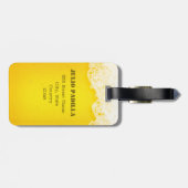 ビおもしろいール好きのユー男らしモア ラゲッジタグ (裏面横)