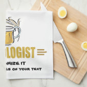 ビおもしろいール キッチンタオル (四つ折り)