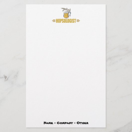 ビおもしろいール 便箋 (正面)